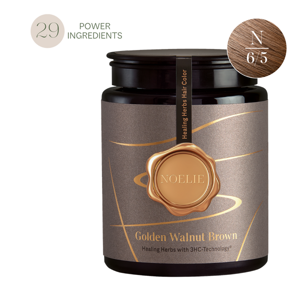 Golden Walnut Brown - Couleur des cheveux aux herbes médicinales
