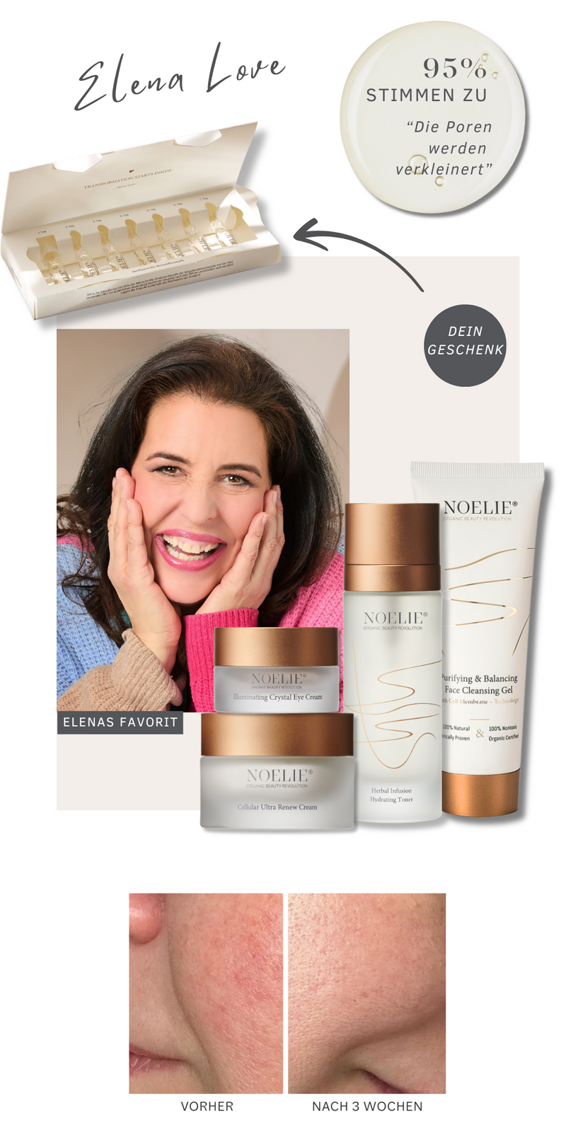 Starter set for sensitive skin